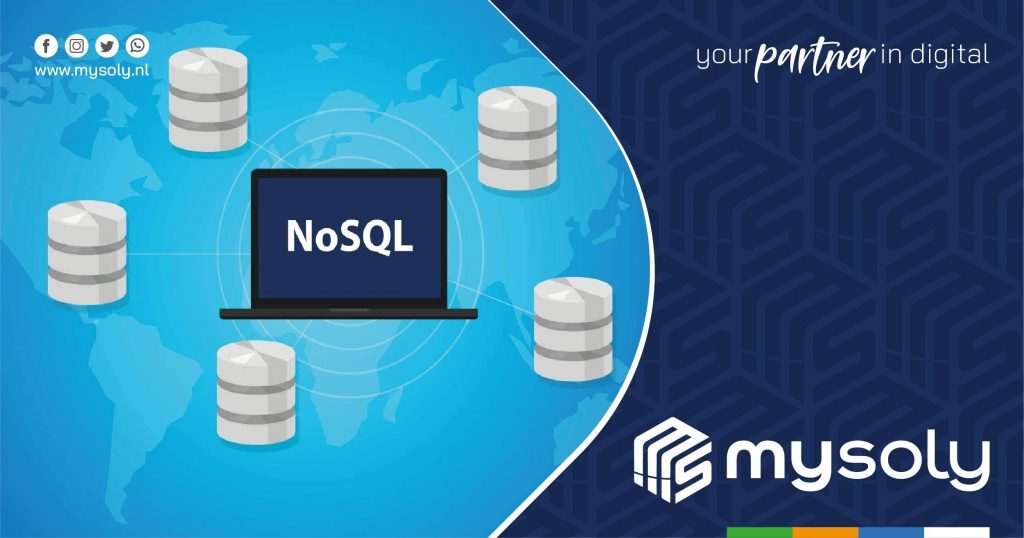 NoSQL databases infographic in the Mysoly banner image