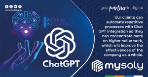 An image with an introductory passage about the ChatGPT integration service
